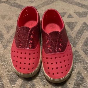 Girls native slip ons 13